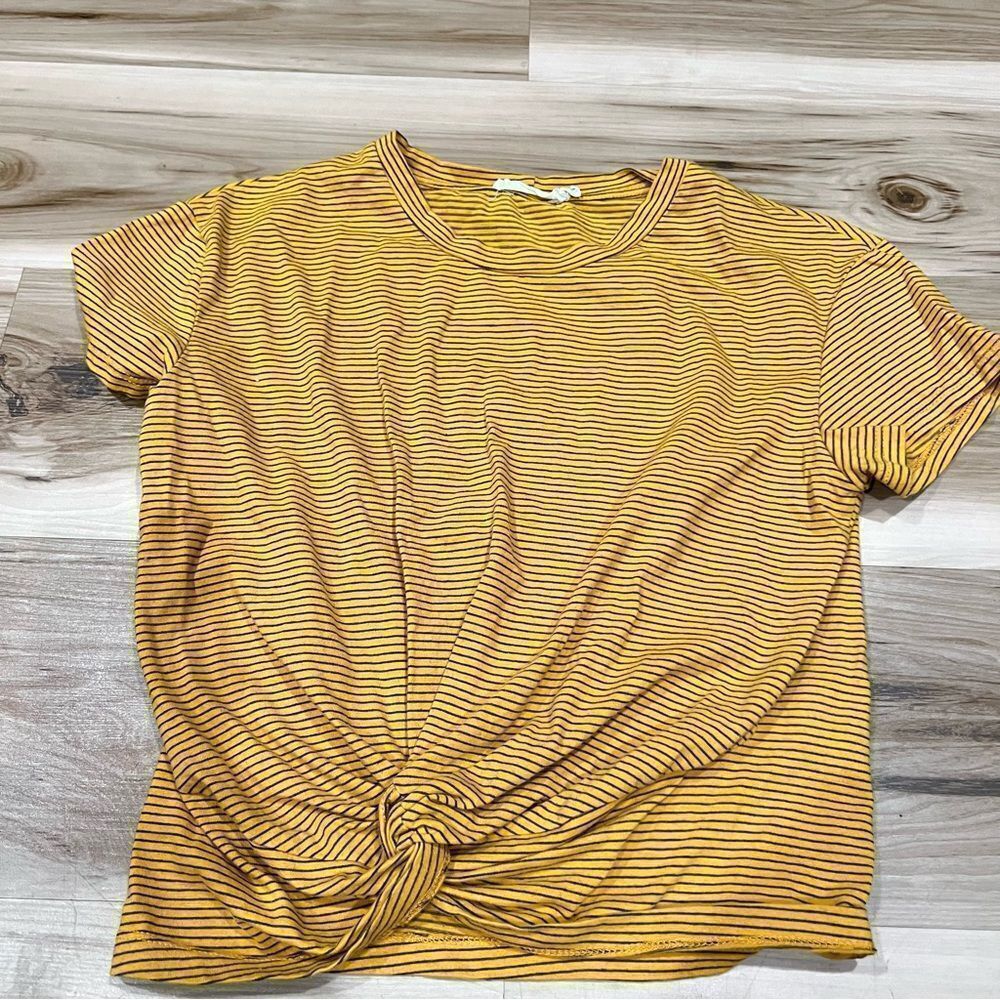 Lush Striped Knot Tee Shirt Women’s XS